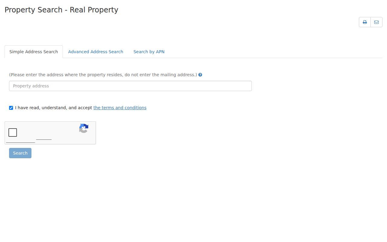 Santa Clara County residents directory Assessor Real Property Search