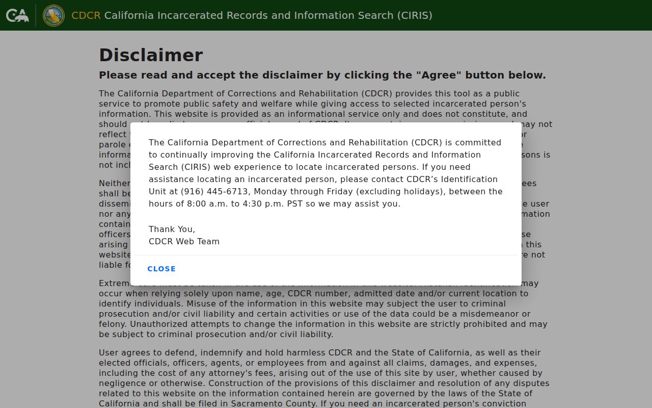 Santa Clara County resident lookup California incarcerated person locator